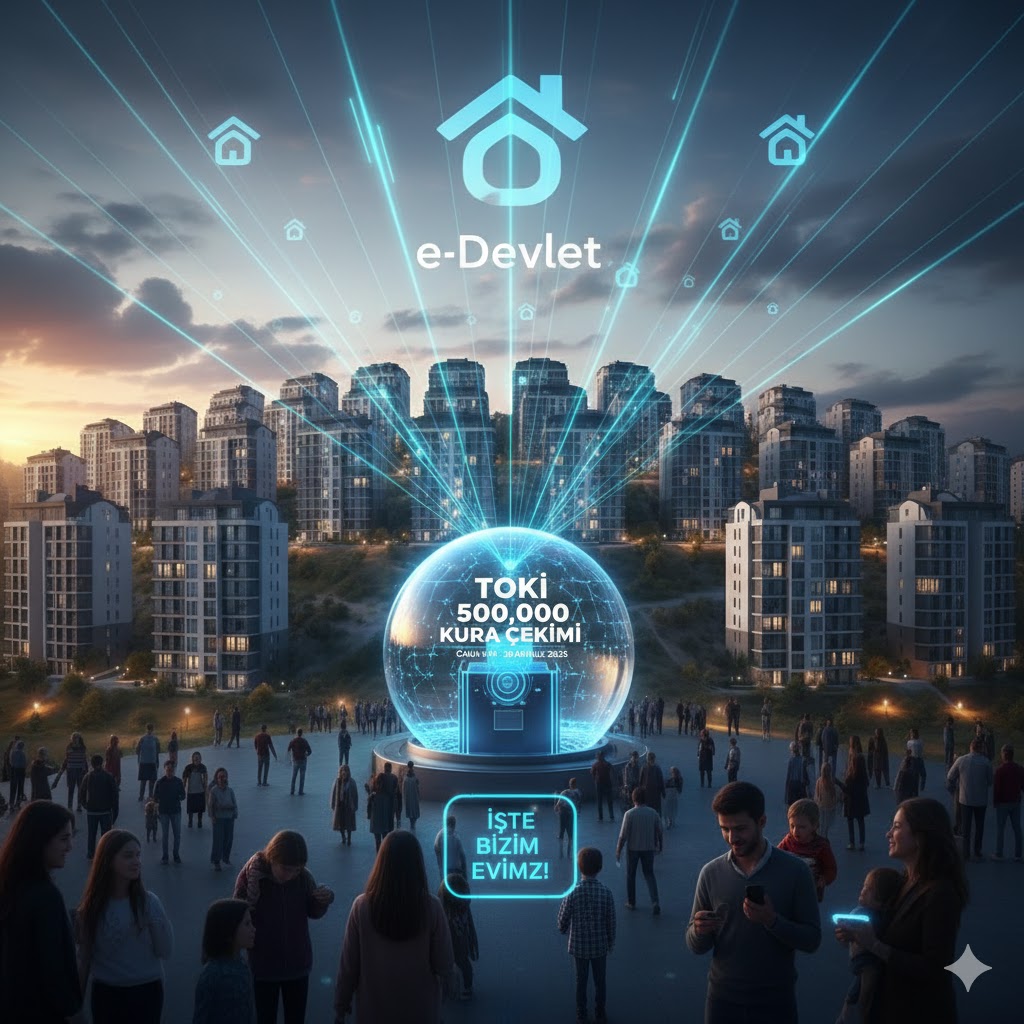 TOKİ Sosyal Konut Hamlesinde Büyük Gün:500 Bin Konutun Kura Takvimi Belli Oldu!