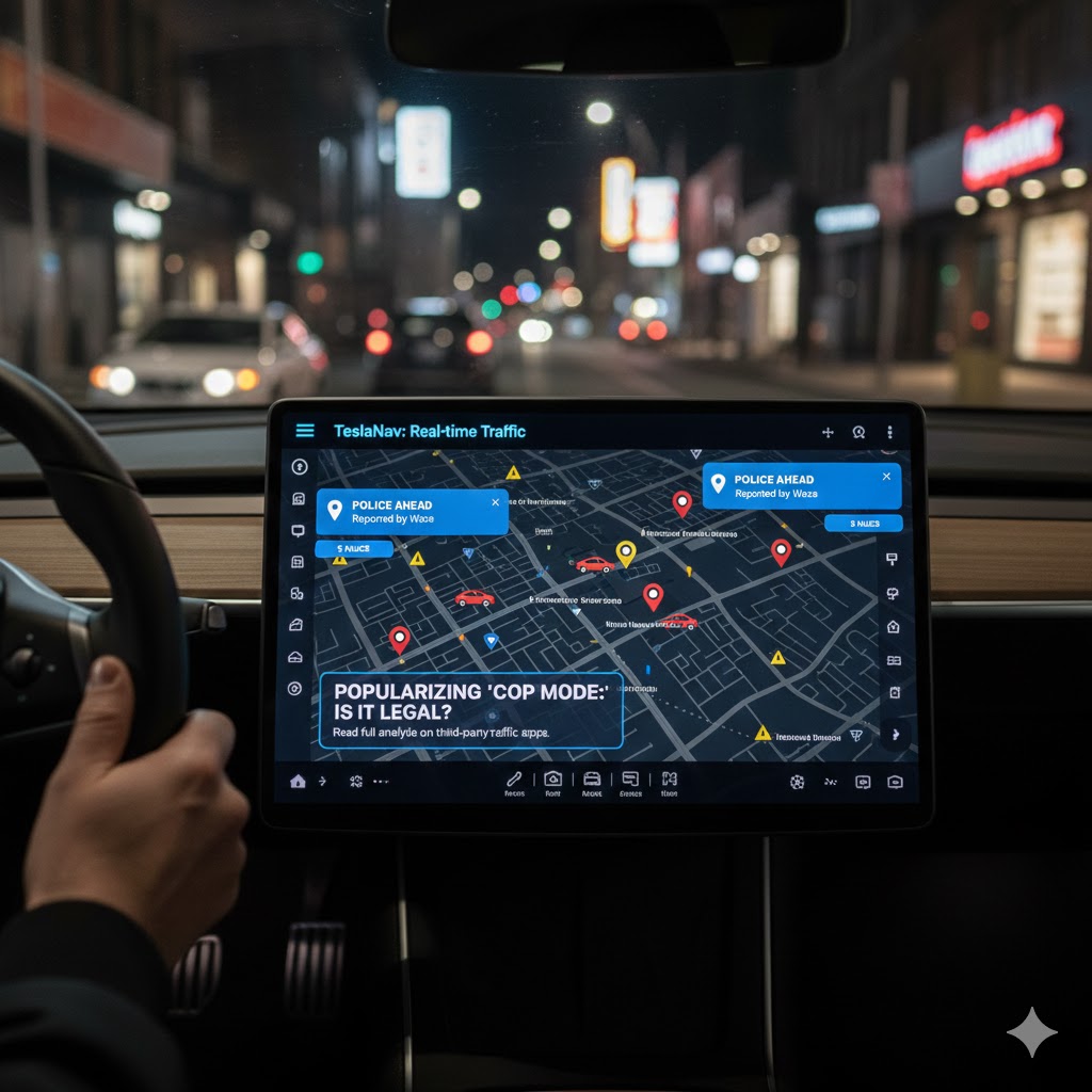 Tesla Sürücüleri Arasında Popülerleşen "Polis Modu" Nedir? Yasal mı?